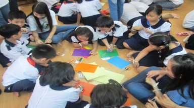 GFOC bảo vệ biển cùng các em học sinh