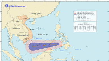 Khu vực nguy hiểm trong 24 giờ: Vùng biển Nam Vĩ tuyến 11