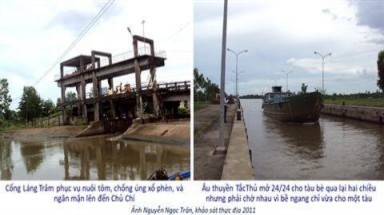 Hệ thống thủy lợi Cái Lớn-Cái Bé: Dân không thể nuôi tôm?