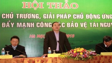  Hội thảo về Đề án Chủ trương, giải pháp chủ động ứng phó với biển đổi khí hậu 