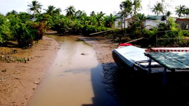 Mặn xuất hiện sớm và xâm nhập vào sâu trong đất liền tại ĐBSCL