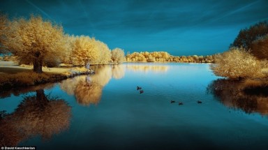 Tuyệt đẹp cảnh thiên nhiên Pháp qua ống kính hồng ngoại