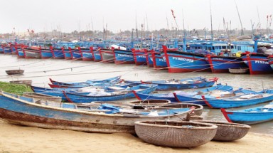 Ngư dân thiệt hại do biển động