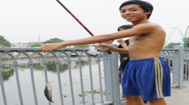  Tấp nập dân câu tại kênh Nhiêu Lộc - Thị Nghè