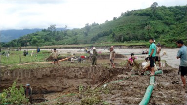Bắc Kạn: Sắp hết đất ruộng do nạn khai thác vàng “trái phép”