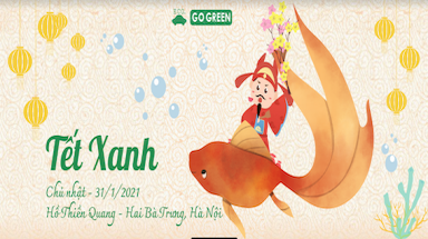 Tết Xanh 2021” nâng cao hành động thả cá không thả túi nilon tại Hồ Thiền Quang