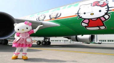 Máy bay Hello Kitty