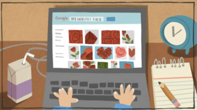   Google Doodle 'yêu'  trong ngày Valentine