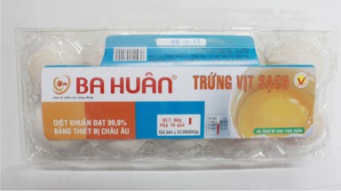 Trứng sạch Ba Huân: An toàn vệ sinh thực phẩm gần 100%