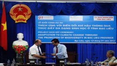 Bạc Liêu khởi công dự án thúc đẩy đa dạng sinh học