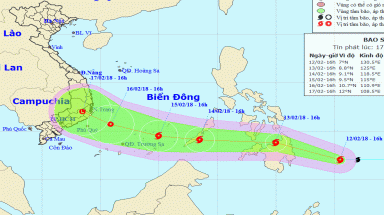Bão Sanba mạnh thế nào khi vào Biển Đông?
