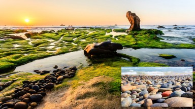 Bình Thuận: Bãi đá 7 màu bị lấp nằm trong hành lang bảo vệ bờ biển