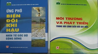 Sách thiết thực của VACNE cho phát triển kinh tế - xã hội Việt Nam trong bối cảnh biến đổi khí hậu ra mắt bạn đọc