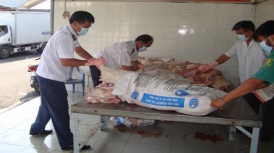 Thực phẩm ”bẩn” liên tục tràn vào chợ Sài Gòn trước Tết