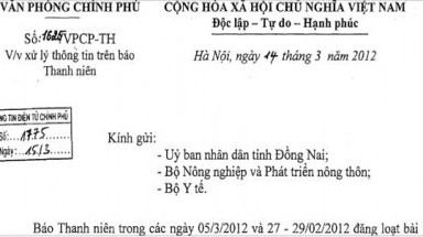 Thủ tướng chỉ đạo kiểm tra việc báo nêu về sử dụng chất độc hại trong chăn nuôi