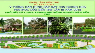 "Độc đáo" Đường Dừa Bến Tre