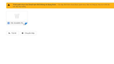 Trình duyệt Gmail đang bị lỗi không tải được tệp đính kèm?