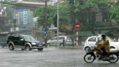 Không khí lạnh sẽ gây mưa vừa, mưa to
