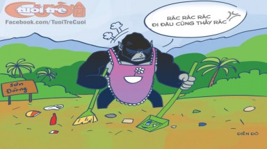 Biếm họa: khỉ Kong đến Việt Nam