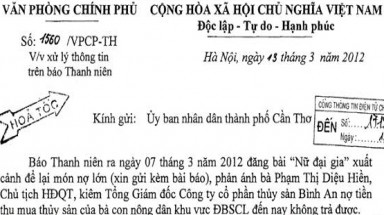  Thủ tướng yêu cầu kiểm tra thông tin "Nữ đại gia xuất cảnh để lại món nợ lớn"