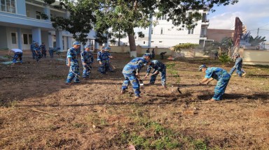 "Xanh, sạch, đẹp" ở Lữ đoàn tàu săn ngầm