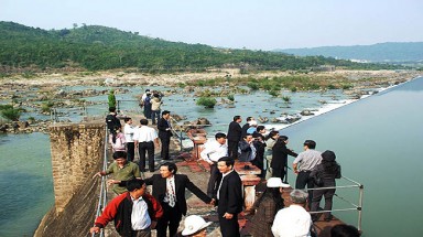 Đập Đồng Cam có nguy cơ bị phá hủy