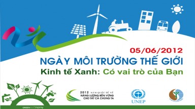 Các mẫu băng rôn, áp phích cho Ngày Môi trường thế giới 2012