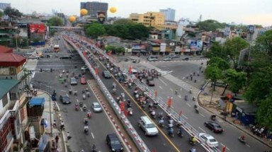  Thông xe hai cầu vượt khung thép đầu tiên ở Hà Nội 