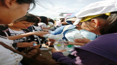 ”Teen” chung tay thu gom vỏ chai để tái chế