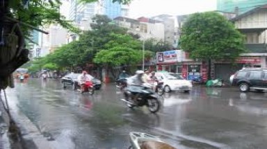 Không khí lạnh tăng cường gây mưa nhỏ ở Bắc Bộ