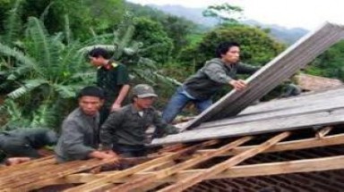 Lào Cai: Gió lốc, mưa đá gây thiệt hại nặng nề