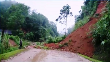 Thái Nguyên: Cảnh báo nguy cơ sạt lở trên tuyến Quốc lộ 3C qua huyện Định Hóa