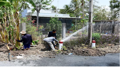 Ông Dũng “lò vôi” mang nước ngọt đến 1.500 hộ dân Tiền Giang