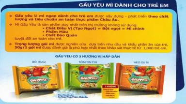 Mì Gấu Yêu quảng cáo có đúng sự thật?
