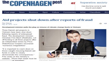  Đan Mạch dừng 3 dự án biến đổi khí hậu ở Việt Nam vì phát hiện "bất thường"