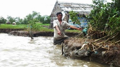 Mỗi năm Cà Mau mất 450ha đất ven biển