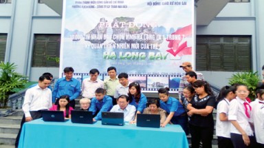  Hạ Long "vận động" ủng hộ tiền cho lễ đón nhận kỳ quan mới