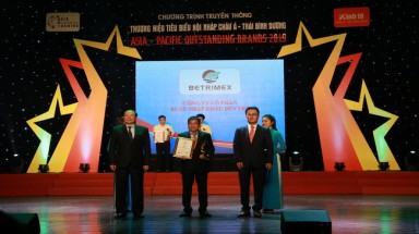 Betrimex lần thứ 2 lọt top 10 Thương hiệu tiêu biểu hội nhập Châu Á - Thái Bình Dương