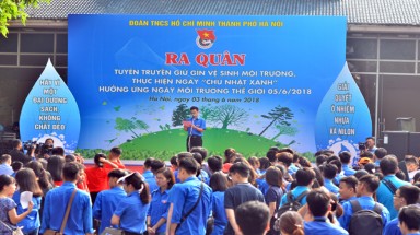 Hà Nội ra quân bảo vệ môi trường và ứng phó với biến đổi khí hậu