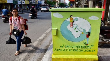Bốt điện ở Hà Nội "biến hình" đẹp như tranh