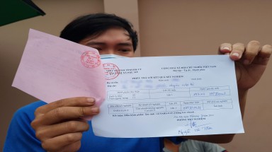 Giấy xét nghiệm phiền hà