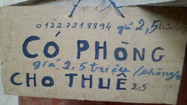 Bắt chẹt tiền thuê nhà trọ dịp thi đại học