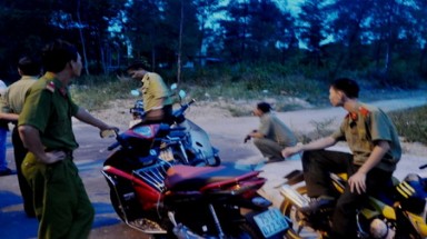 Bò tót khổng lồ xuất hiện ở sân bay Phú Bài