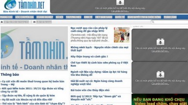  Báo điện tử Tamnhin.net dừng xuất bản