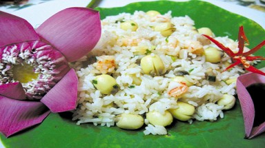 Lá sen giải nóng
