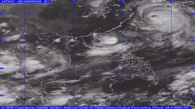 Bão đổi hướng, tấn công đảo Đài Loan