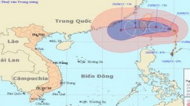  Bão mạnh trên biển Đông