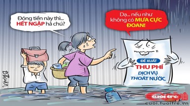 Thu phí thoát nước có giúp thành phố hết ngập?