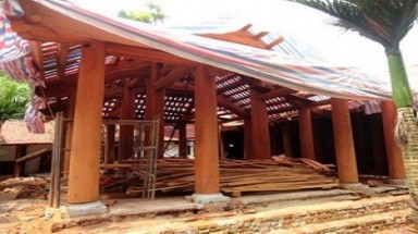 Vụ "Chùa Trăm Gian bị phá": Loa xã kêu gọi góp công đức