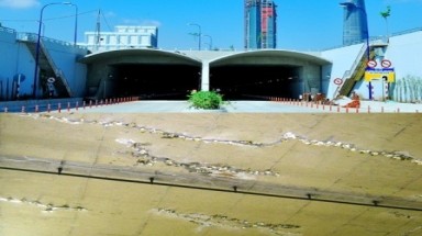  Chưa nghiệm thu đường hầm sông Sài Gòn